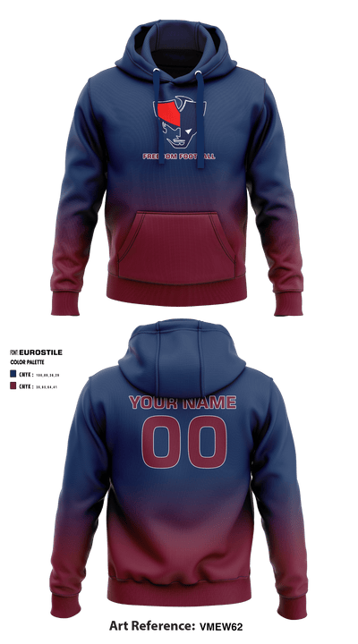 Freedom High School Football 72021125 Hoodie - 3
