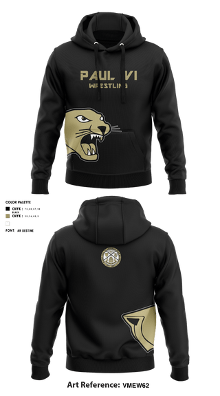 Paul VI Panthers 567342 Hoodie - 2