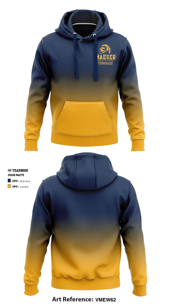 Karl G Maeser Preparatory Academy Wrestling 50718389 Hoodie - 2