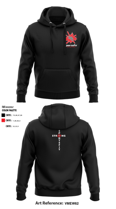 SportsFit Training Center 14906019 Hoodie - 4