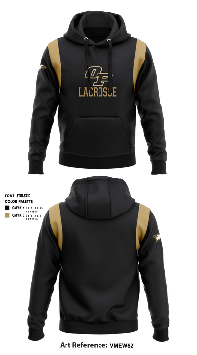 Oak Park High School Lacrosse 65848983 Hoodie - 4