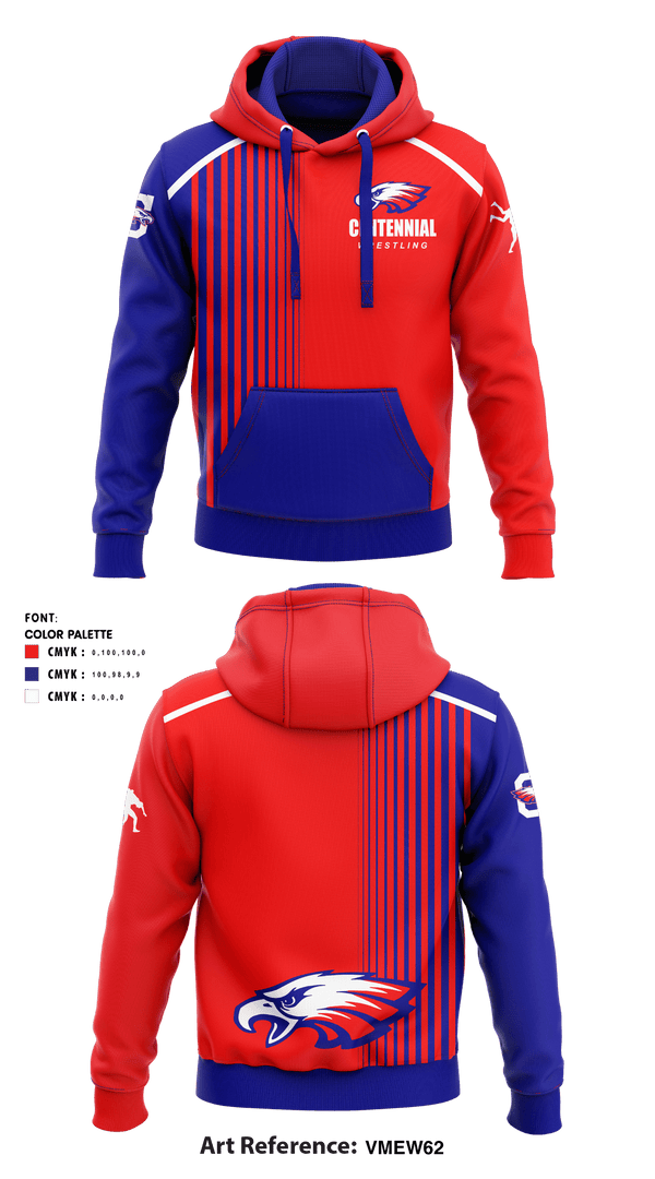 St Lucie west centennial wrestling 81384021 Hoodie - 2