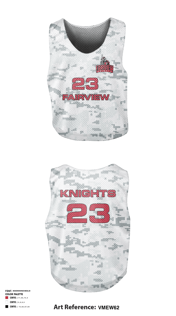 Samples - Doug Williams 47834745 Mens Reversible Lacrosse Pinnie - 2
