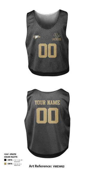 Oak Park High School Lacrosse 65848983 Mens Lacrosse Pinnie - 1