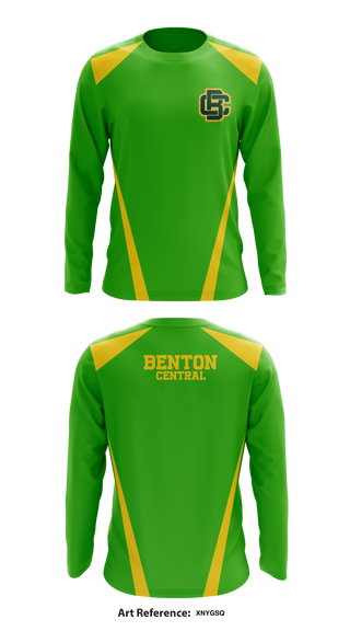 Benton Central 6216038 Long Sleeve Performance Shirt - 1