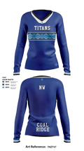 Coal Ridge HS 64723735 Women's Long Sleeve V-neck Shirt - 2