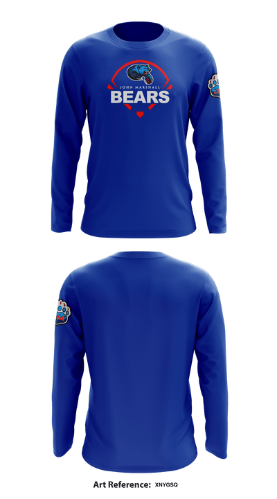 John Marshall 32639048 Long Sleeve Performance Shirt - 4