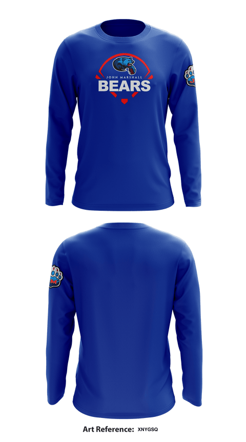 John Marshall 32639048 Long Sleeve Performance Shirt - 4