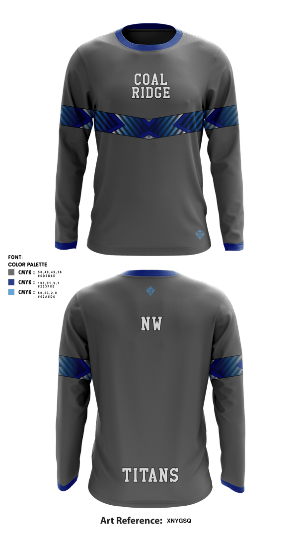 Coal Ridge HS 64723735 Long Sleeve Performance Shirt - 4