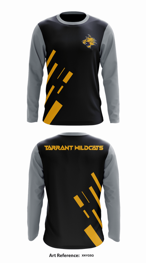 Tarrant Wildcats 7803603 Long Sleeve Performance Shirt - 1