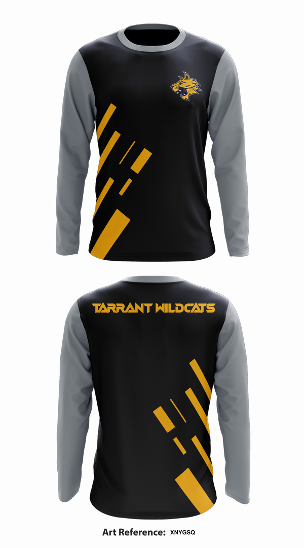Tarrant Wildcats 7803603 Long Sleeve Performance Shirt - 1