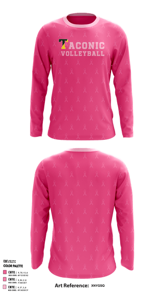 Taconic High School Volleyball 26091009 Long Sleeve Performance Shirt - 10