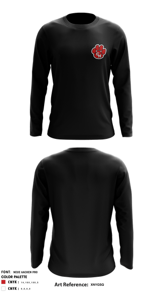Colleyville Heritage High School Cheer 64869886 Long Sleeve Performance Shirt - 7