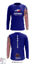 St Lucie west centennial wrestling 81384021 Long Sleeve Performance Shirt - 16
