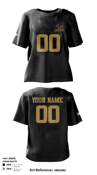 Oak Park High School Lacrosse 65848983 Mens Lacrosse Jersey - 1