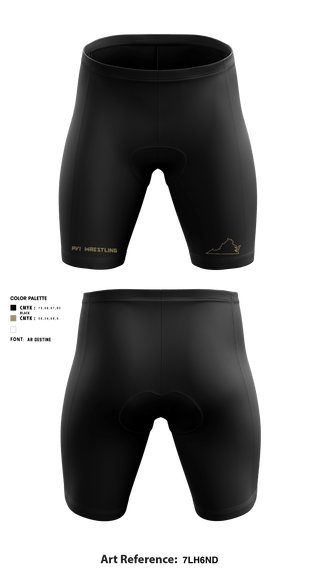 Paul VI Panthers 567342 Men's Compression Shorts - 2