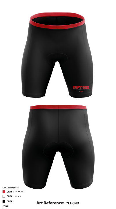 Riptide Wrestling Club 56669001 Men's Compression Shorts - 1