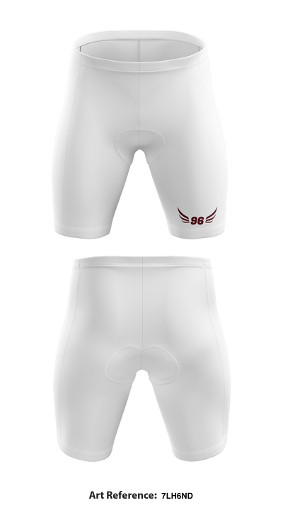Ninety Six high school track and field 9377994 Men's Compression Shorts - 3