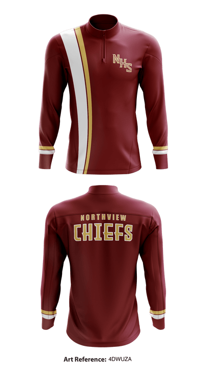 Northview Track 55080105 Quarter Zip Jacket Long Sleeve - 1