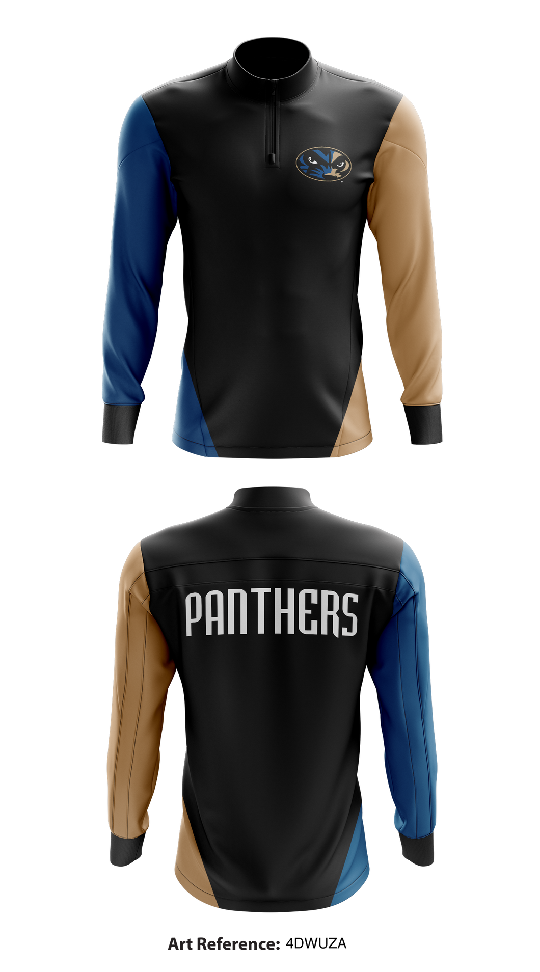 Panthers 973298 Quarter Zip Jacket - 1