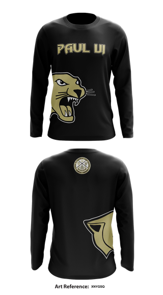 Paul VI Panthers 567342 Long Sleeve Performance Shirt - 1