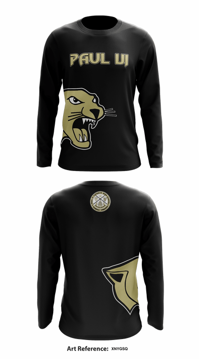 Paul VI Panthers 567342 Long Sleeve Performance Shirt - 1