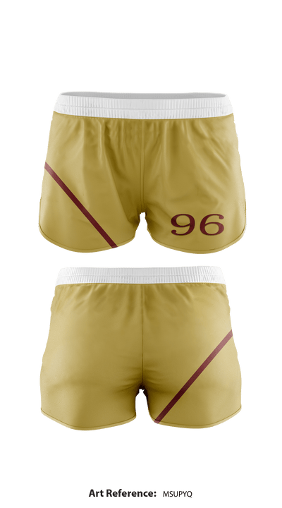 Ninety Six high school track and field 9377994 Women's Track Shorts - 10