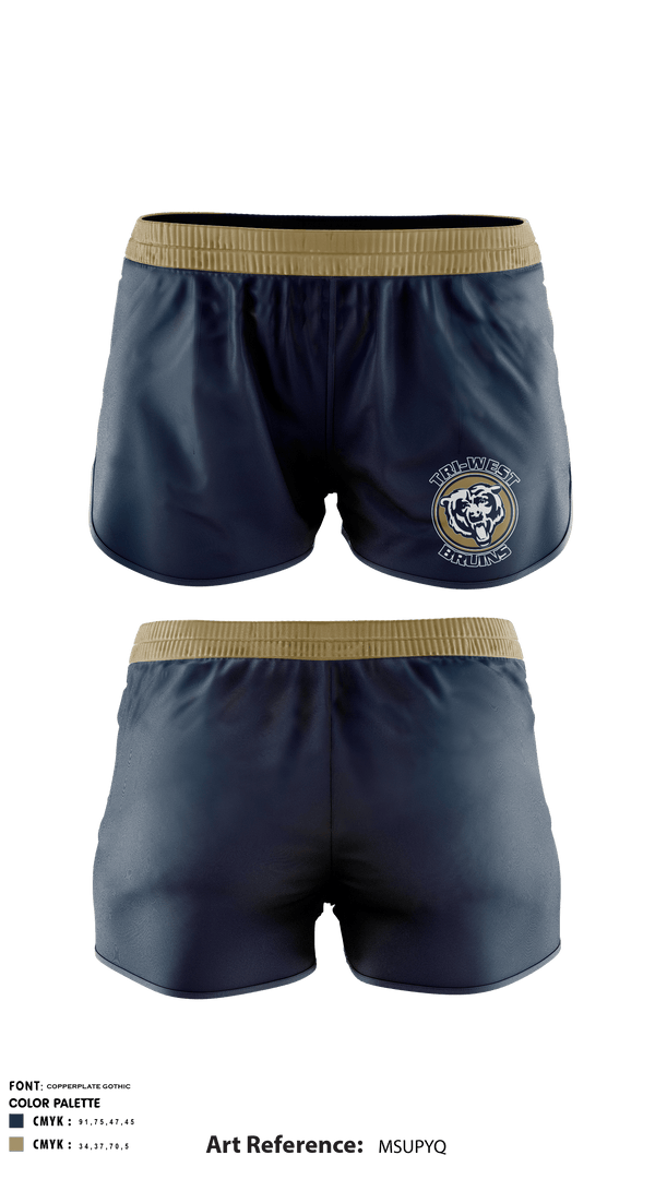 Tri-West High School Golf Women's Shorts - 1
