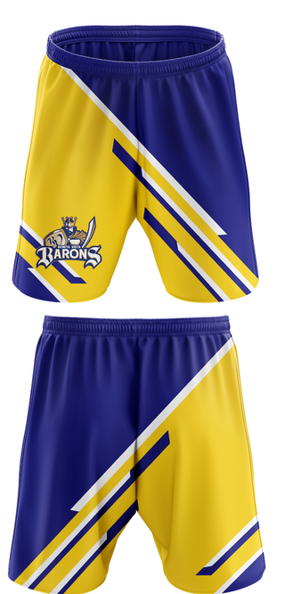 Barons Baseball 60761758 Athletic Shorts With Pockets - 1
