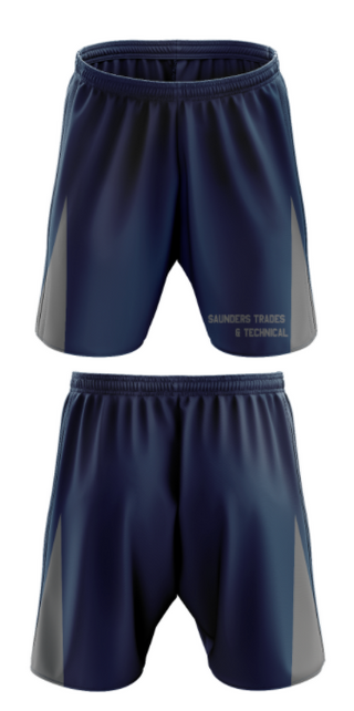 Saunders Trades & Technical High School 13951173 Athletic Shorts With Pockets - 1