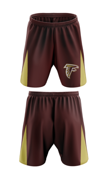 William E Grady Falcons 94595732 Athletic Shorts With Pockets - 1