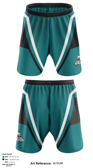 Canyon Springs Wrestling 45198779 Fight Shorts - 1