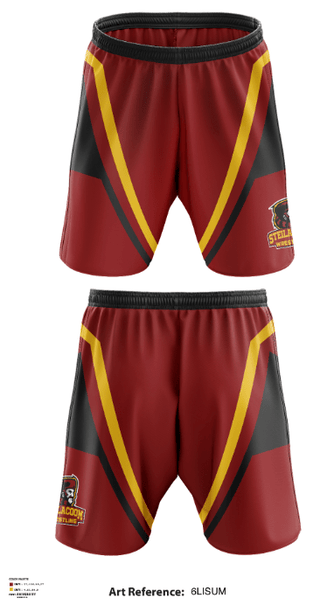 Steilacoom High School Wrestling 77800814 Fight Shorts - 1