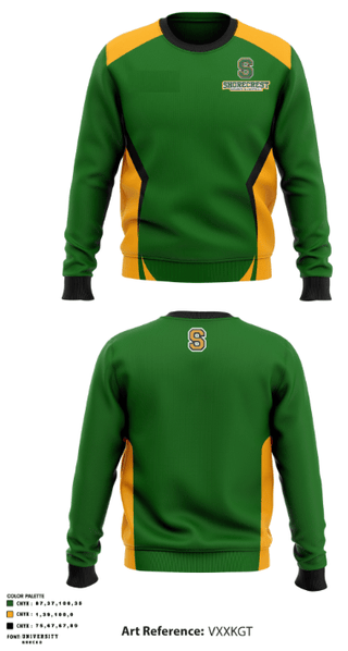 Shorecrest Preparatory School Chargers 86334776 Crew Neck Sweatshirt - 3