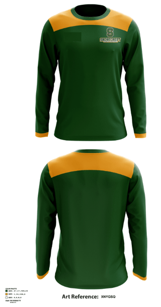 Shorecrest Preparatory School Chargers 86334776 Long Sleeve Performance Shirt - 3