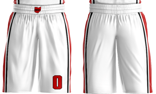 Legends Impact 35064941 Women's Reversible Basketball Shorts (Black/White) - 1