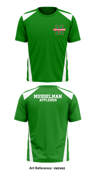 Musselman Applemen 87804429 Short Sleeve Performance Shirt - 1