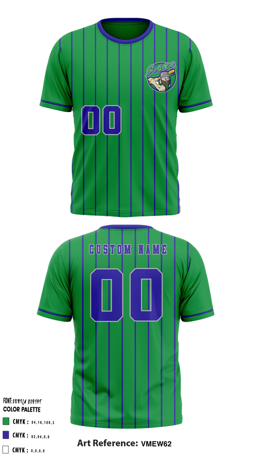 JABC 7579223 Short Sleeve Baseball Jersey - 9