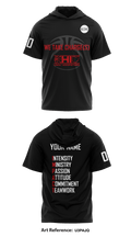 Ohio Lady Hoopsters 823937 Short Sleeve Shooting Shirt with hood - 1
