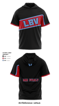 Lake Buena Vista High School Basketball 41118945 Short Sleeve Shooting Shirt with Hood - 5