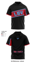 Lake Buena Vista High School Basketball 41118945 Short Sleeve Shooting Shirt with Hood - 4