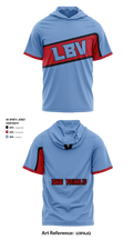 Lake Buena Vista High School Basketball 41118945 Short Sleeve Shooting Shirt with Hood - 7