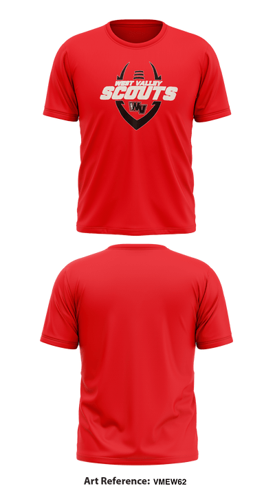 West Valley Scouts 82143538 Short Sleeve Performance Shirt - 8