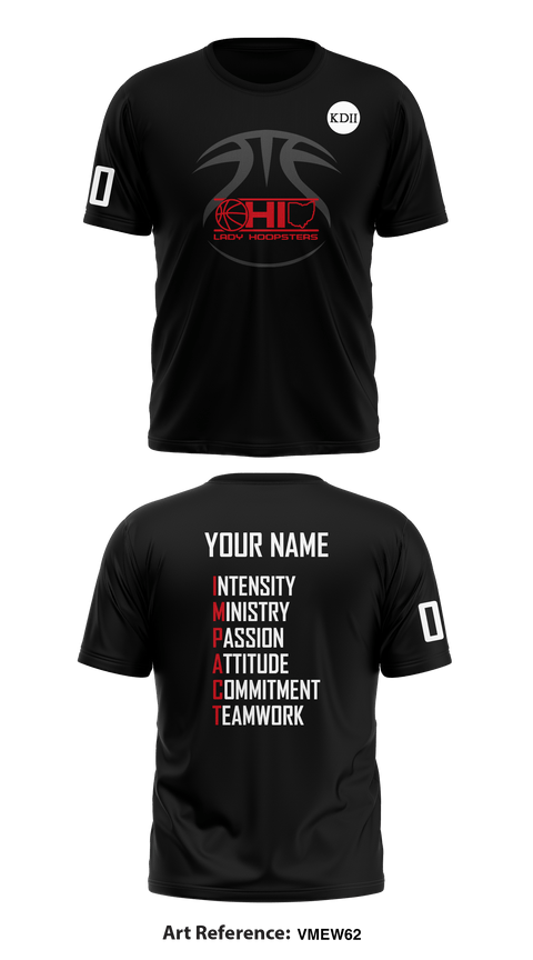 Ohio Lady Hoopsters 823937 Short Sleeve Shooting Shirt - 1