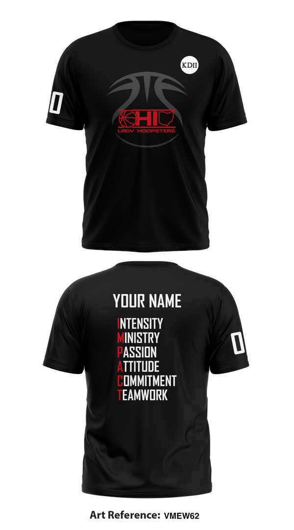 Ohio Lady Hoopsters 823937 Short Sleeve Shooting Shirt - 1