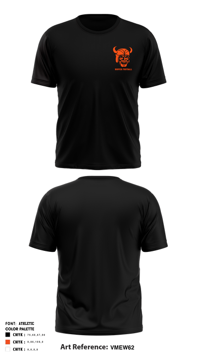 North Canton Hoover Football 75864683 Short Sleeve Performance Shirt - 11