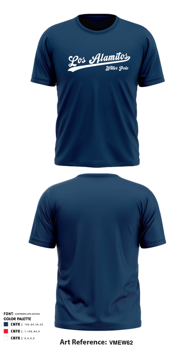 Los Alamitos High School Water Polo 27043087 Short Sleeve Performance Shirt - 3