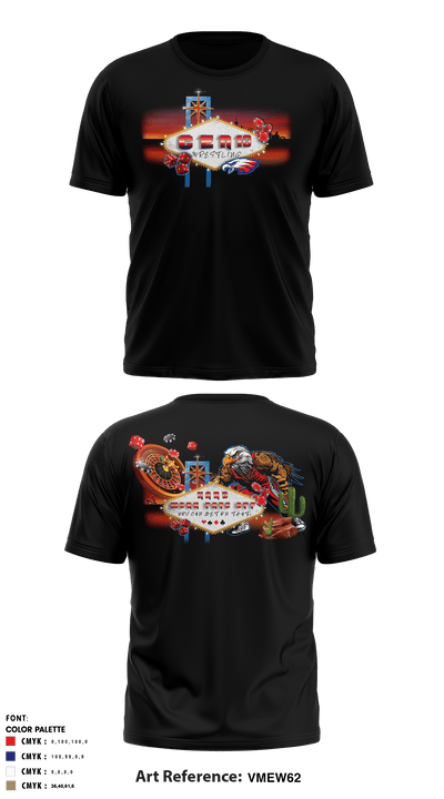 St Lucie west centennial wrestling 81384021 Short Sleeve Performance Shirt - 5