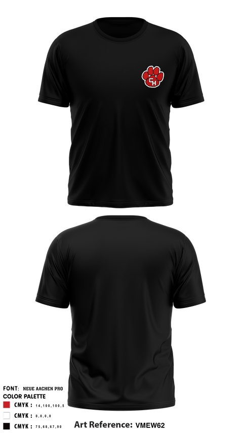 Colleyville Heritage High School Cheer 64869886 Short Sleeve Performance Shirt - 7