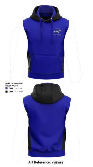 Triana Warriors 49643300 Sleeveless Hoodie - 1